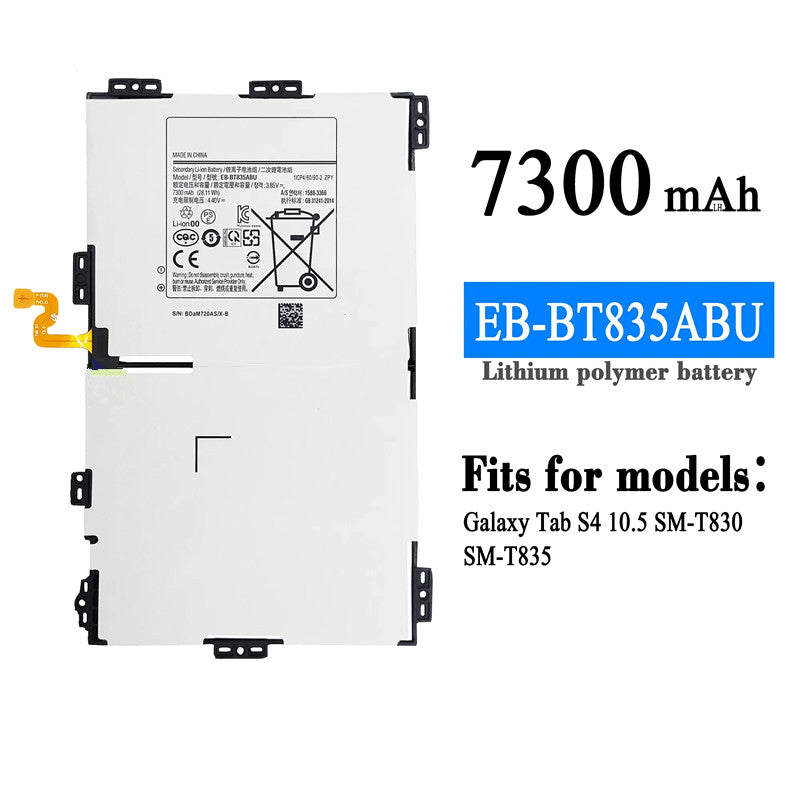 Batterie de remplacement pour tablette Samsung Tab S4 10,5 Batterie de remplacement pour tablette Samsung Tab S4 10,5